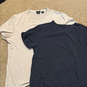 Men's Black and White T-Shirt Set